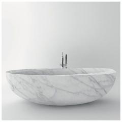 baignoire en marbre naturel
