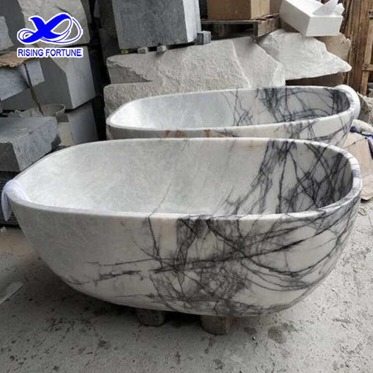 polished bathtub marble