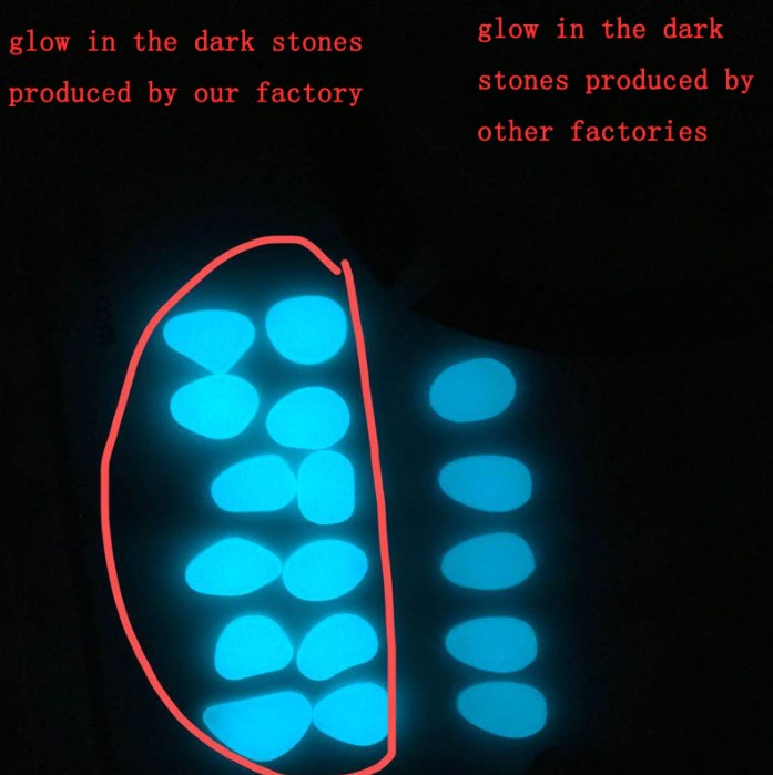 pebbles glow in the dark