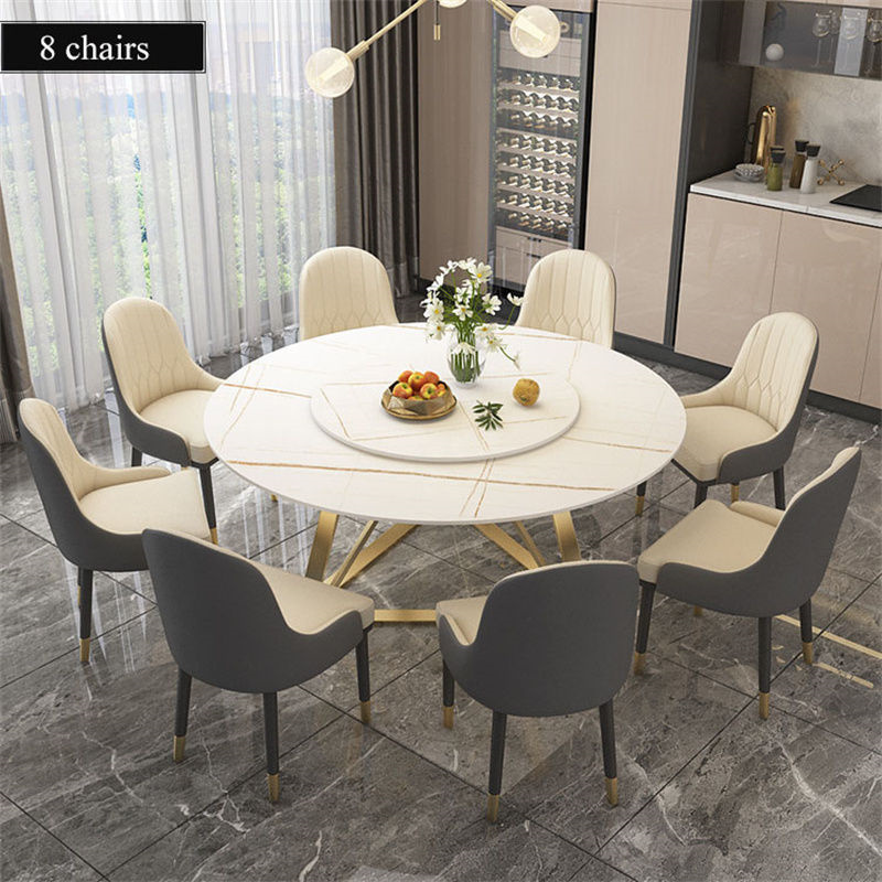 Italian Extremely Simple Sintered Stone Slab Dining Table