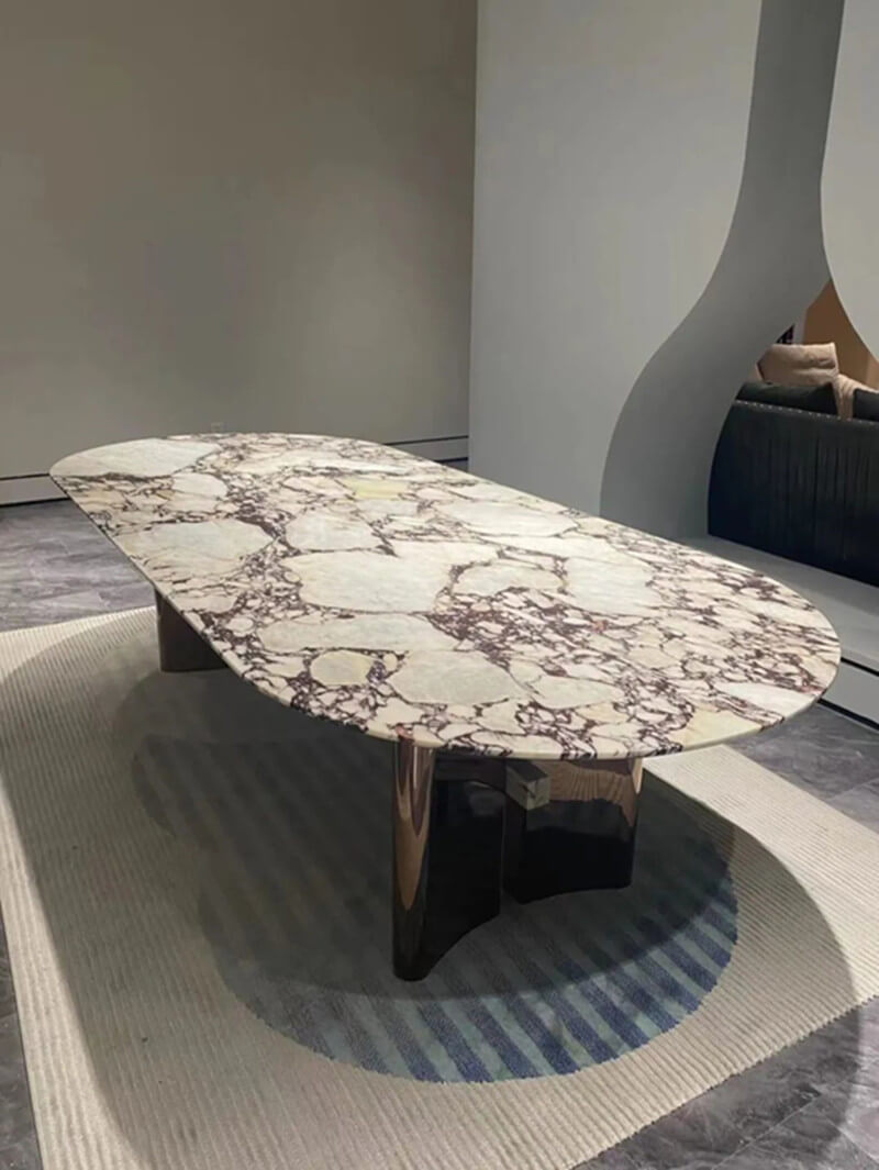petite table basse en marbre