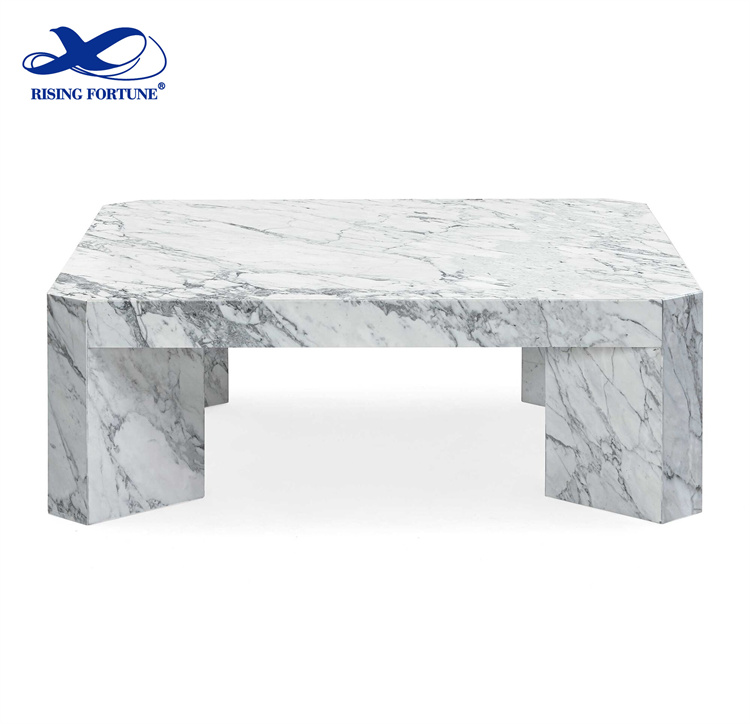 table basse carrée en marbre