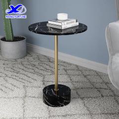China cafe furniture black marble leisure table