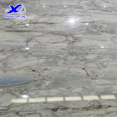 Polished Super White Marble Slab Tiles for Wall Floor