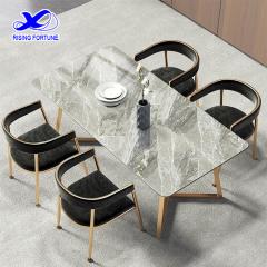 black marble dining table