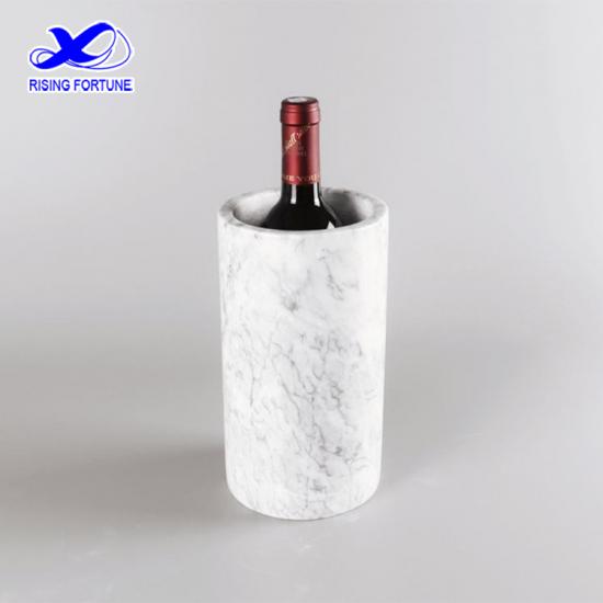 conception en marbre refroidisseur de vin naturel seau à glace whisky
