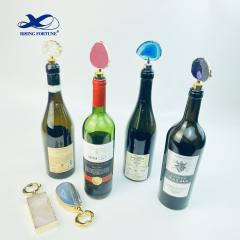 Bouchon de vin en cristal avec logo personnalisé
