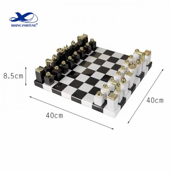 Ensemble de plateau de jeu d'échecs international personnalisé
