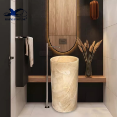 RF marble column washbasin praslin