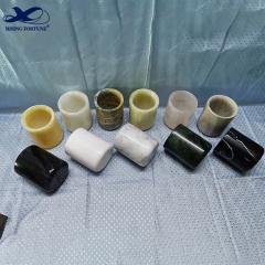Logo Customized Wholesale Natural Onyx Marble Candle Jar