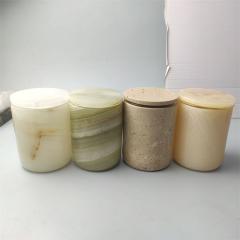 Onyx candle jar