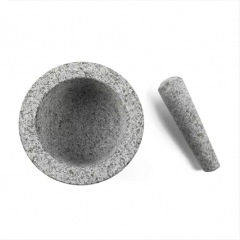 Antique Granite Mortar and Pestle for Grinding Garlic