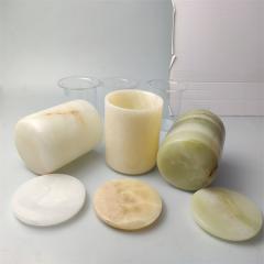 Onyx candle jar