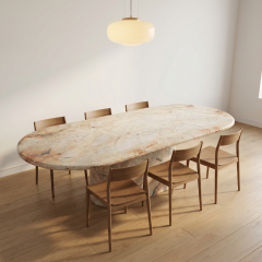 Four Seasons Pink Marble Table Top Table