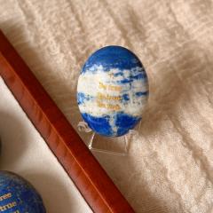 RF-Highly Polished Zen Garden-Inspired River Stone Pocket Wish and Worry Word Engraved Inspirational Stone for Home Decoration
