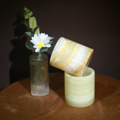 Wholesale Blue Onyx Scented Candle Jars